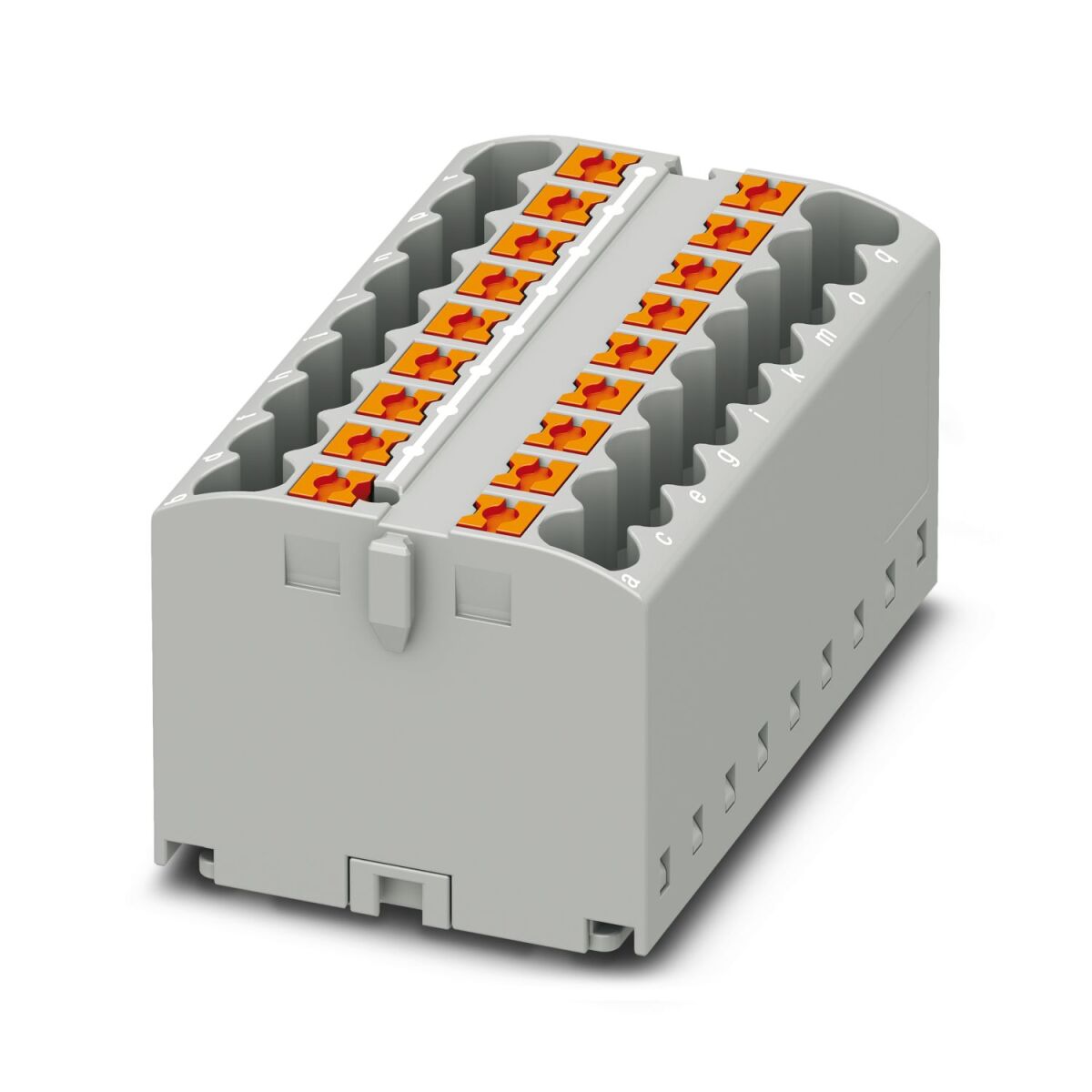 Verteilerblock PTFIX 18X2,5-G GY Verteilerblock PTFIX 18X2,5-G GY