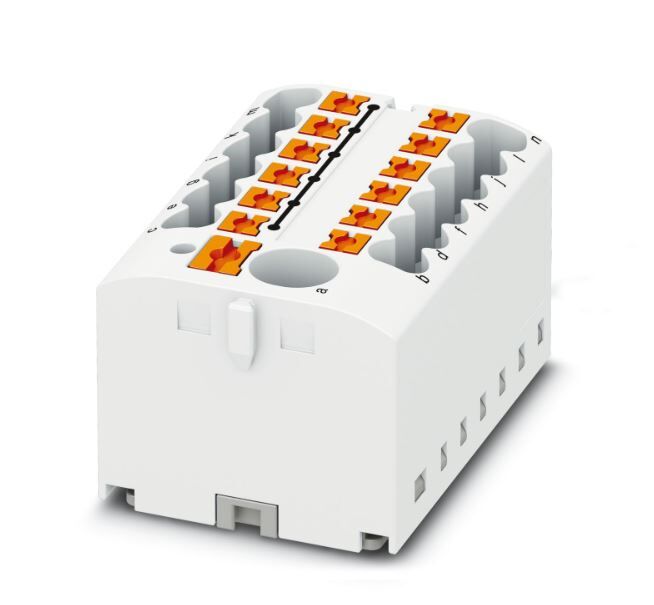 Verteilerblock PTFIX 6/12X2,5-G WH