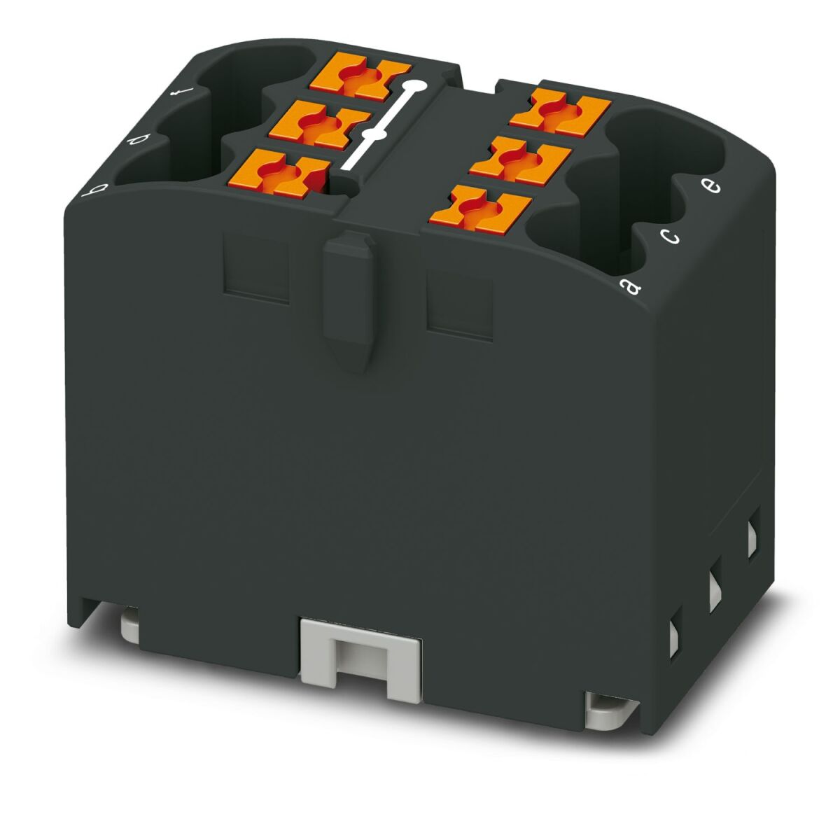 Verteilerblock PTFIX 6X2,5 BK Verteilerblock PTFIX 6X2,5 BK