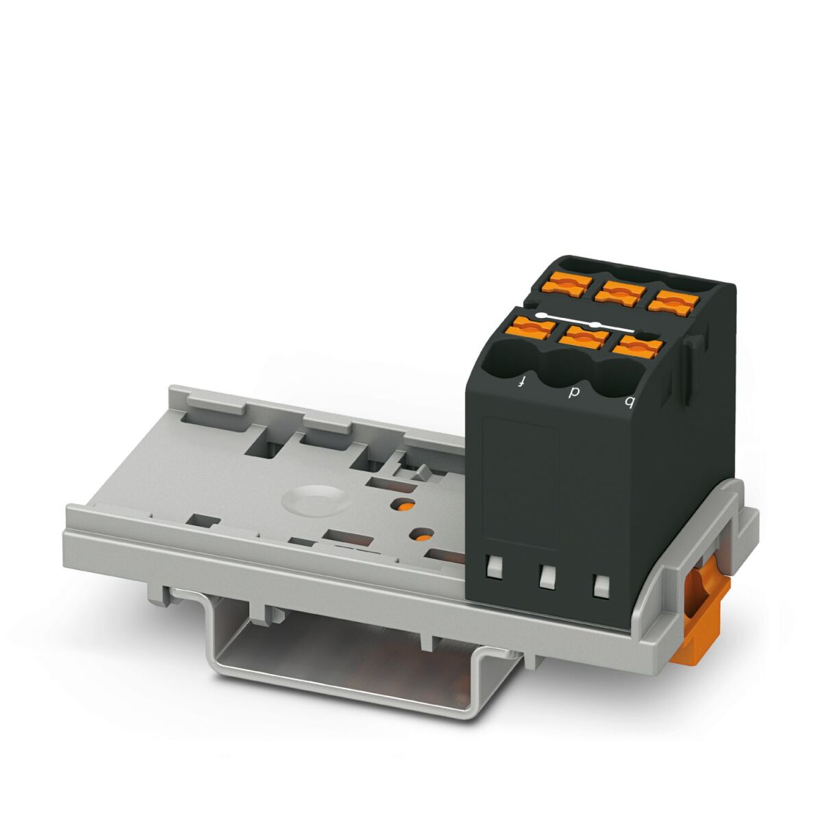 Verteilerblock PTFIX 6X2,5-NS35 BK