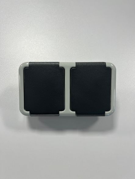 Steckdose SCHUKO 2fach D 6632 WAB O.D. Steckdose SCHUKO 2fach D 6632 WAB O.D.