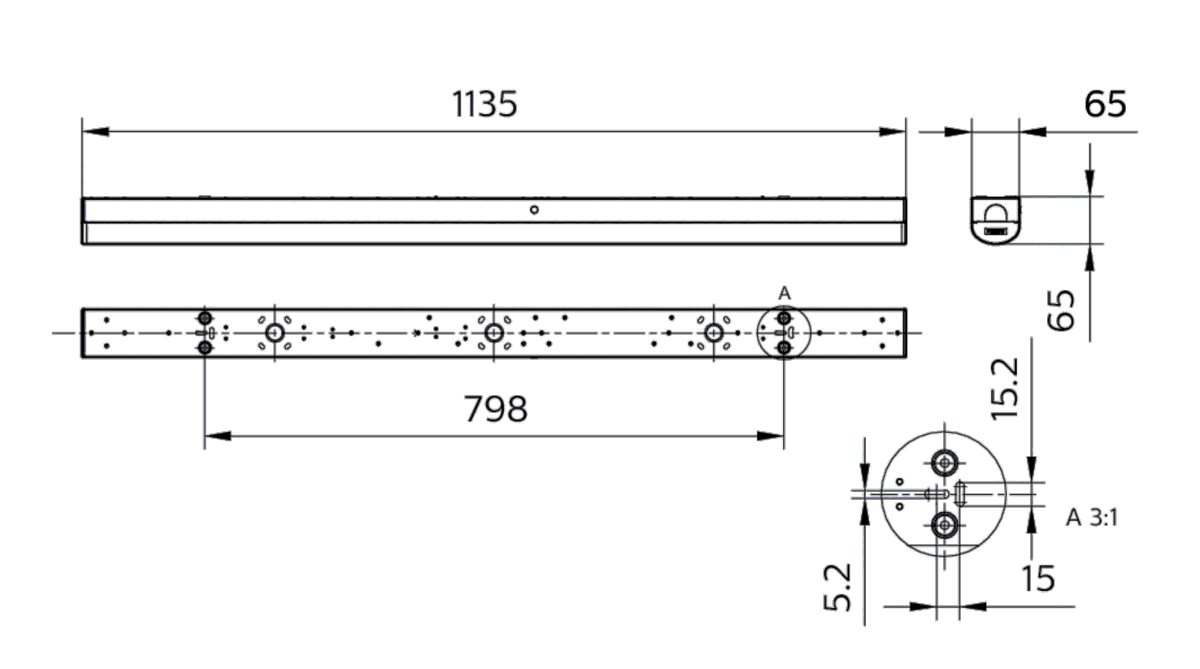 LED-Leuchte 840 ML L1200mm BN126C LED #50051899