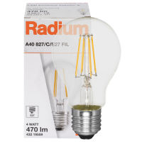 LED-Filament-Lampe RaLED ESSENCE CLASSIC AGL-Form klar E27 2700K 4W (40W), 470 lm
