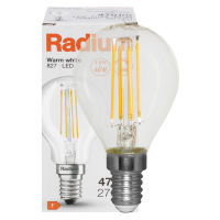 LED-Filament-Lampe RALED STAR DROP Tropfen-Form klar E14/5W 470 lm 2700K