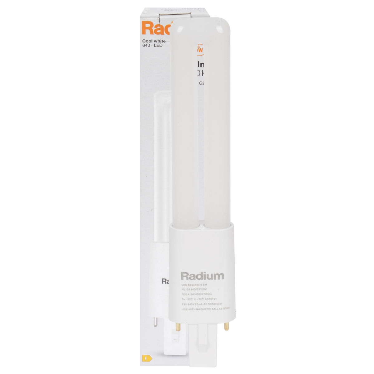 LED-Kompaktlampe ESSENCE S EM G23 2-Pin für KVG/VVG 6W 3000K LED-Kompaktlampe ESSENCE S EM G23 2-Pin für KVG/VVG 6W 3000K