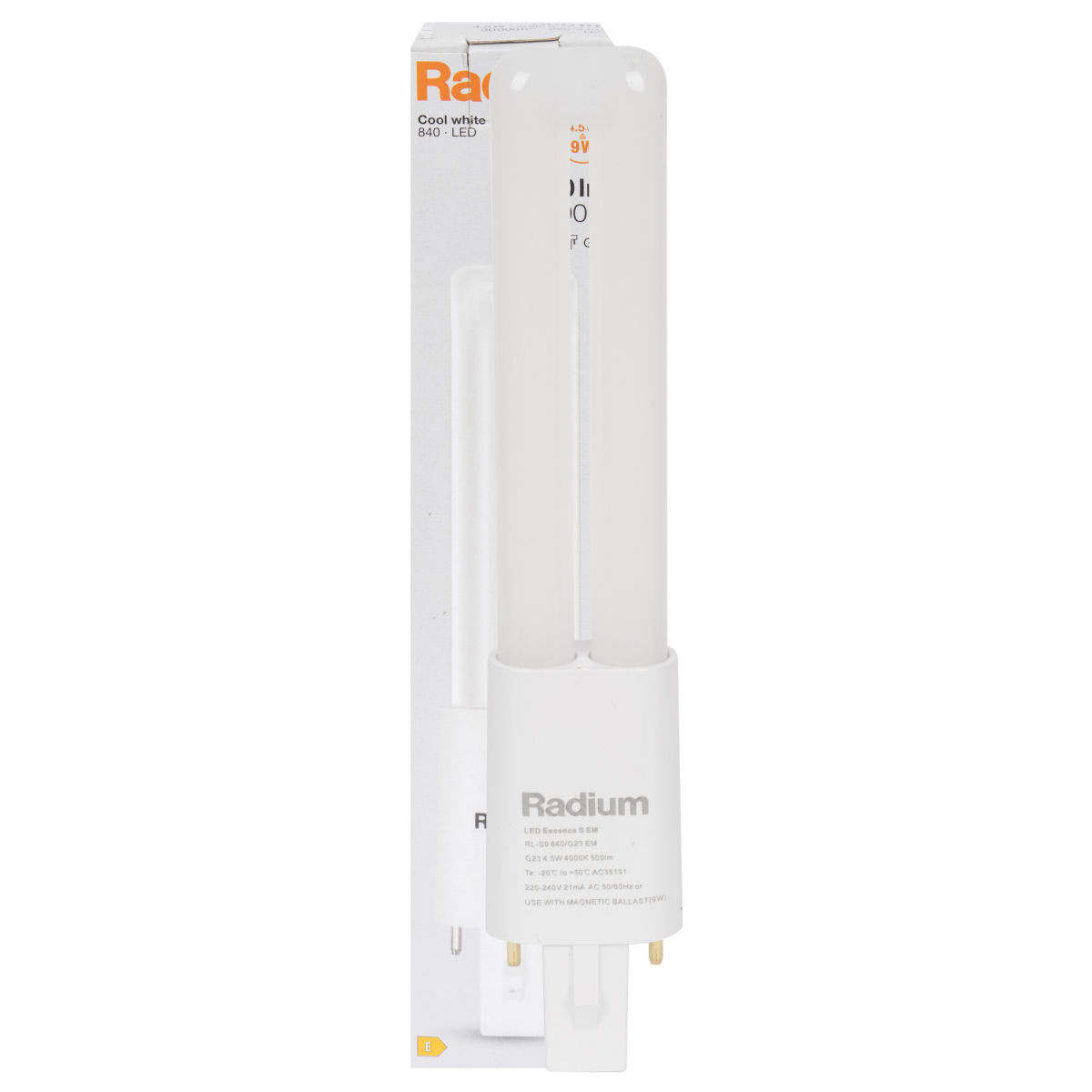 LED-Kompaktlampe ESSENCE S EM G23 2-Pin für KVG/VVG 4,5W 3000K LED-Kompaktlampe ESSENCE S EM G23 2-Pin für KVG/VVG 4,5W 3000K