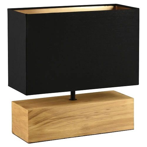 Tischleuchte WOODY 1 x E14/40W B=300mm schwarz Tischleuchte WOODY 1 x E14/40W B=300mm schwarz
