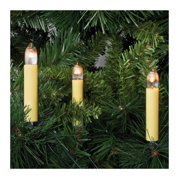 LED-Weihnachtsbaumkette 36V LED Quick Fix&trade Candle Light klar Elfenbein LED-Weihnachtsbaumkette 36V LED Quick Fix&trade Candle Light klar Elfenbein