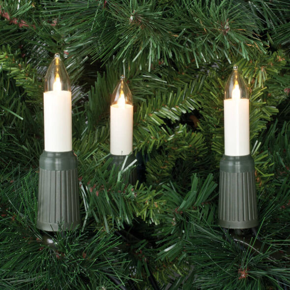 Weihnachtsbaumkette klar/elfenbein LED/30xE14/3V/0,1W mit teilbarem Stecker Weihnachtsbaumkette klar/elfenbein LED/30xE14/3V/0,1W mit teilbarem Stecker