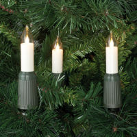 LED-Weihnachtsbaumkette klar/elfenbein 30 flammig