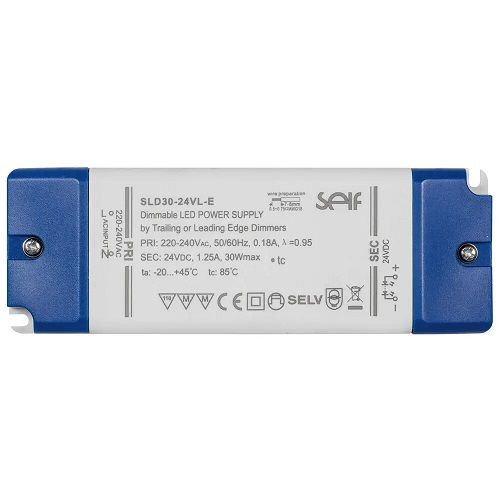 LED-Netzteil 24V-DC/5-30W dimmbar LED-Netzteil 24V-DC/5-30W dimmbar