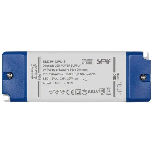 LED-Netzteil 12V-DC/5-30W dimmbar
