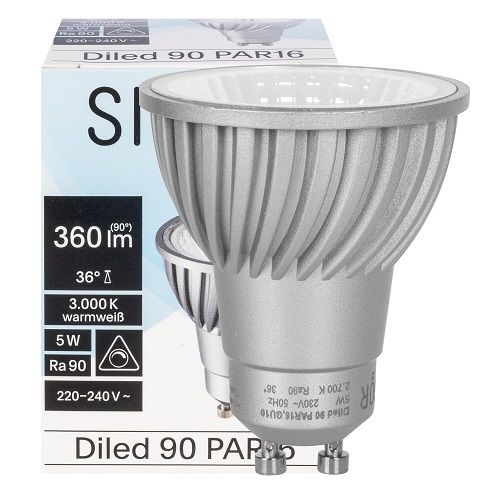 LED-Reflektorlampe GU10 3000K 5,0W 360lm LED-Reflektorlampe GU10 3000K 5,0W 360lm