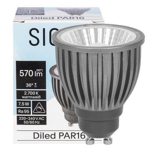 LED-Reflektorlampe GU10 2700K 7,5W 570lm LED-Reflektorlampe GU10 2700K 7,5W 570lm