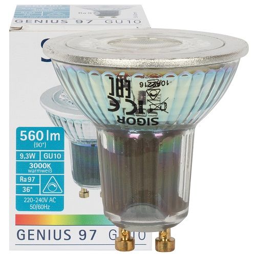 LED-Reflektorlampe GU10 3000K 9,3W 550lm LED-Reflektorlampe GU10 3000K 9,3W 550lm