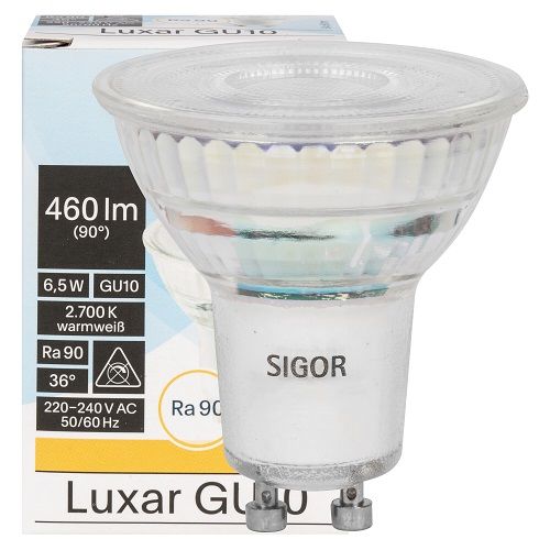 LED-Reflektorlampe GU10 2700K 6,5W 460lm LED-Reflektorlampe GU10 2700K 6,5W 460lm