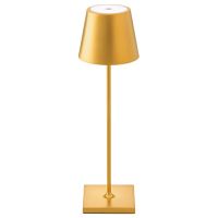 LED-Außentischleuchte NUINDIE LED/2,2W mit Akku rund goldfarben