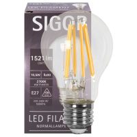 LED-Filament-Lampe AGL-Form klar E27 2700K 10,5W 1521lm