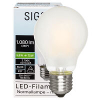 LED-Filament-Lampe AGL-Form matt E27 2700K 5,8W 75W 1.080 lm
