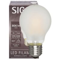 LED-Filament-Lampe AGL-Form E27 7W 806lm matt