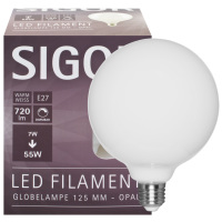LED-Filamentlampe 7,0W E27 720lm matt dimmbar L 180, Ø 125