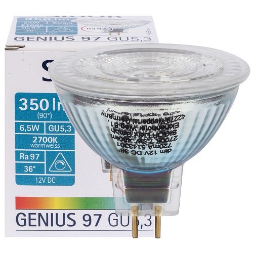 LED-Reflektorlampe, MR16 GENIUS GU5,3 2700K
