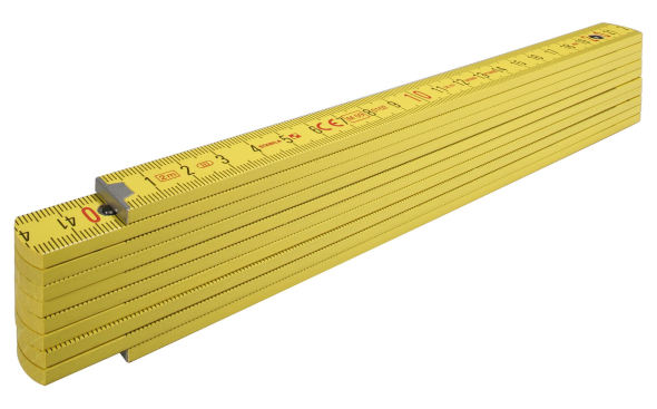 Holz-Gliedermaßstab 407, ge Holz-Gliedermaßstab 407, ge