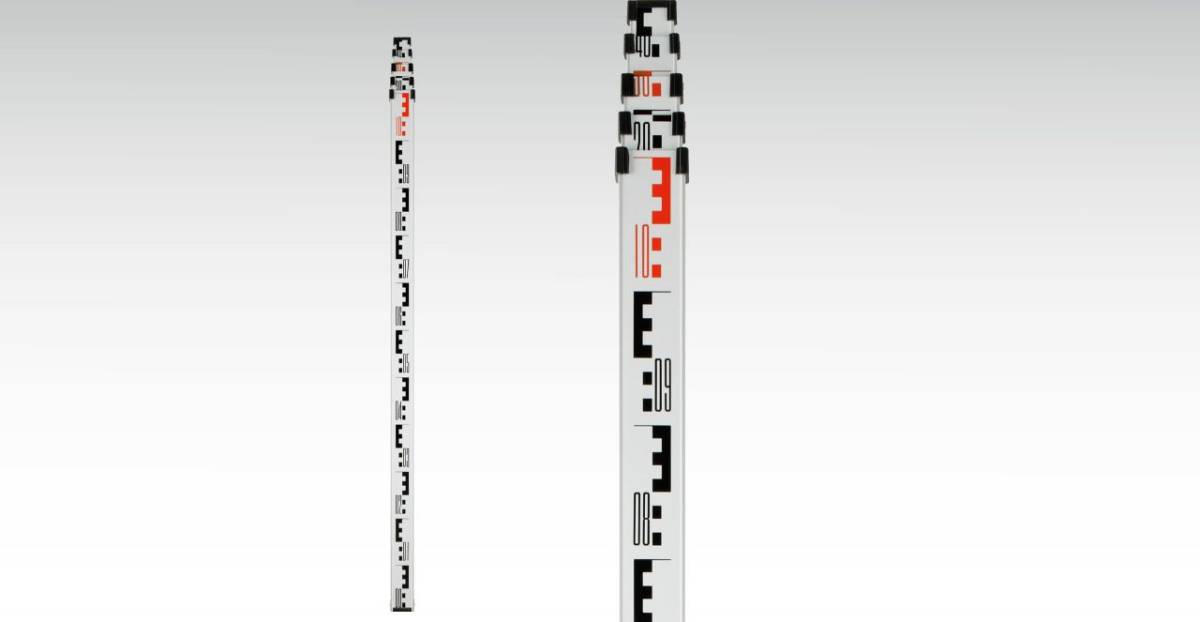 Teleskop-Nivellierlatte TNL, 500cm