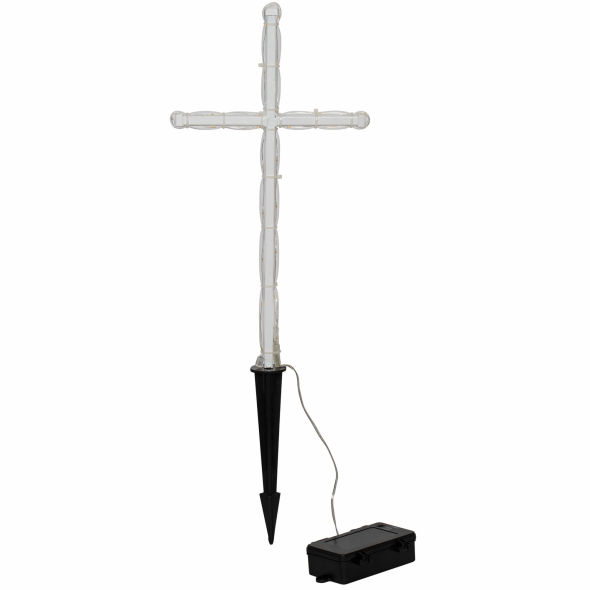 Grablicht GRAVECROSS 24 warmweiße LEDs Grablicht GRAVECROSS 24 warmweiße LEDs