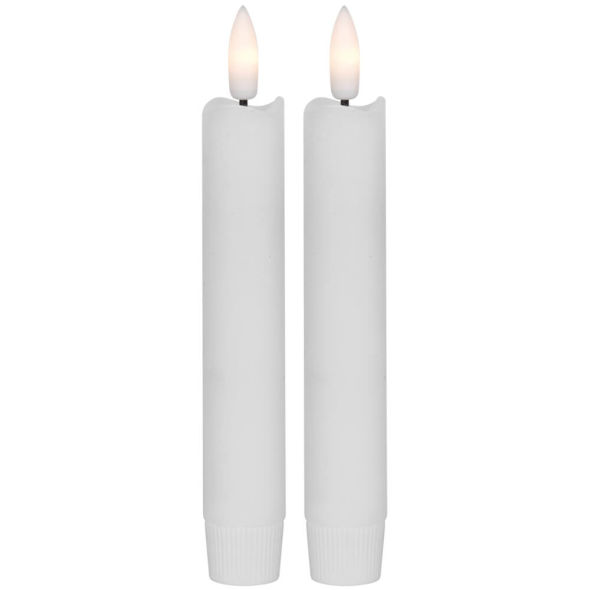 LED-Echtwachskerzen 2er-Set H=150mm LED-Echtwachskerzen 2er-Set H=150mm