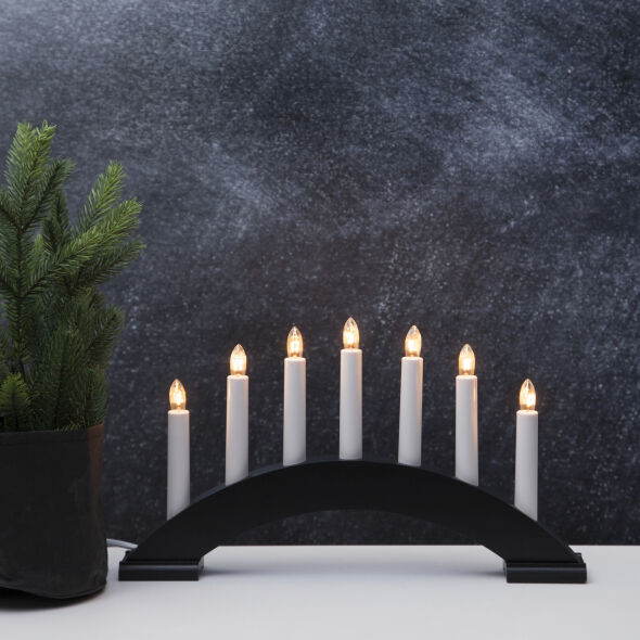 Lichterbogen BEA 7 x E10 34V 3W schwarz Lichterbogen BEA 7 x E10 34V 3W schwarz
