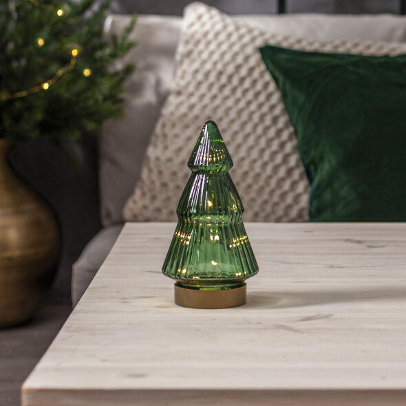 Tannenbäumchen VERDE 10 warmweiße LEDs H195 Ø105