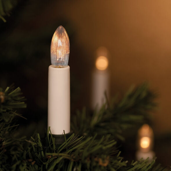 Weihnachtsbaumkette klar/weiß 16 x E10/14V/3W Weihnachtsbaumkette klar/weiß 16 x E10/14V/3W