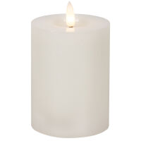 LED-Echtwachskerze FLAMME FLOW H 125, Ø 75