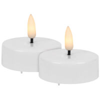 LED-Teelichter FLAMME XL 1 warmweiße LED 2er-Set