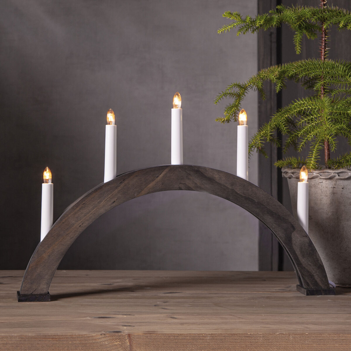 Weihnachtsleuchter ALBO CANDLESTICK 5 x E10/55V/3W