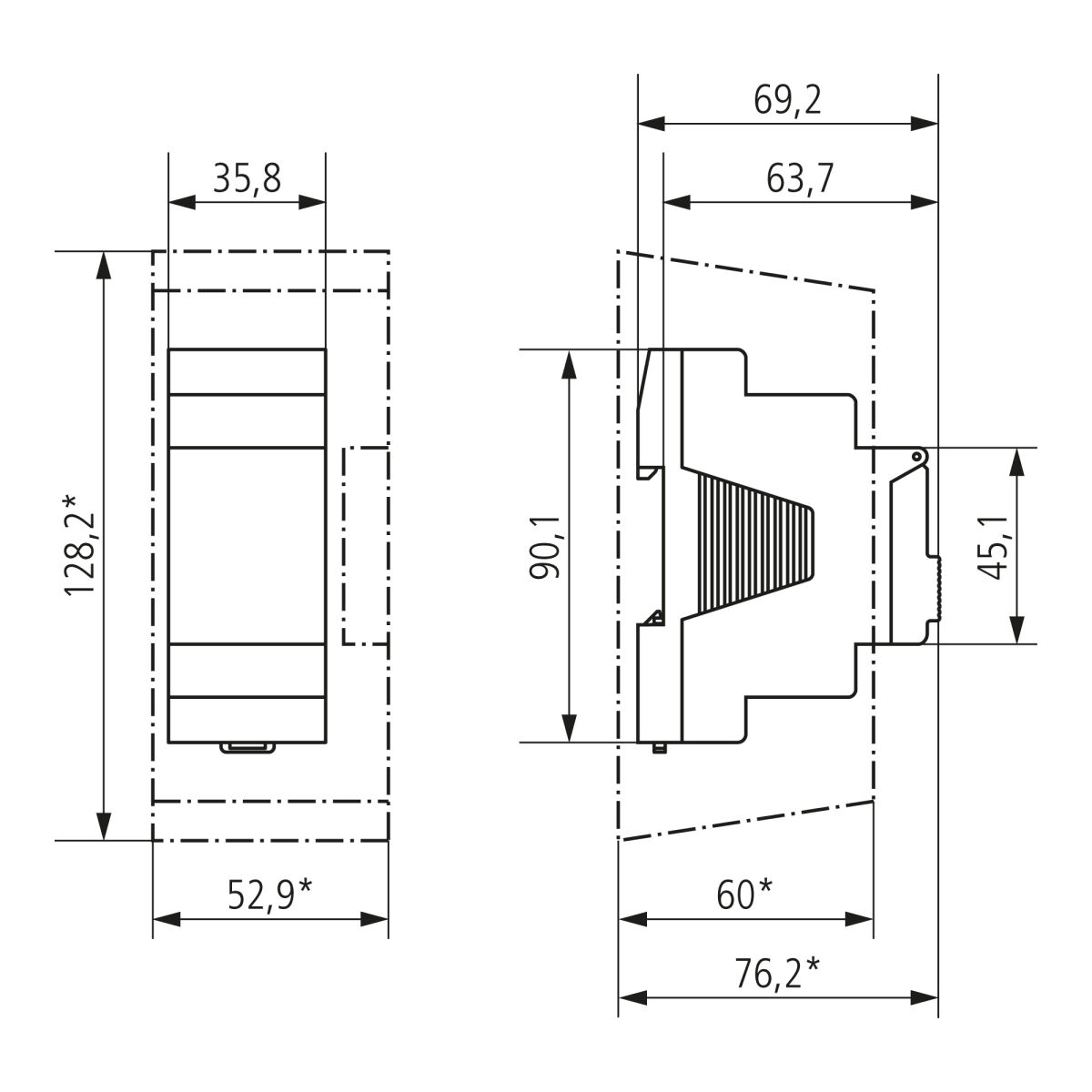 Theben TR 610 top3 Digitale Zeitschaltuhr 1 Kanal, Hutschiene, Wochenprogramm, App 6100130