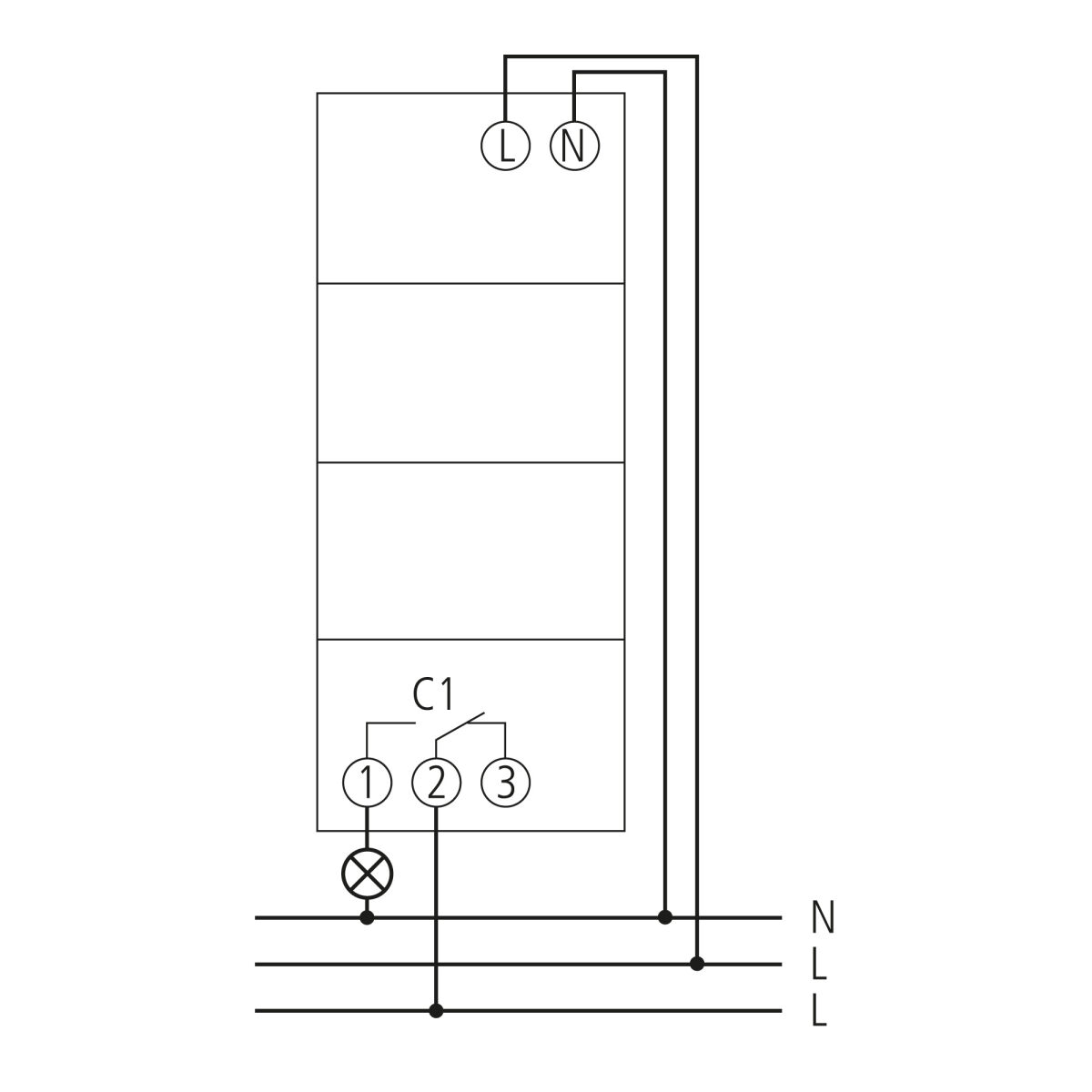 Theben TR 610 top3 Digitale Zeitschaltuhr 1 Kanal, Hutschiene, Wochenprogramm, App 6100130