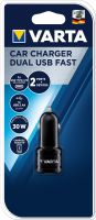 USB-Kfz-Lader CAR CHARGER DUAL USB 1 x USB-C 5V-DC/max. 3,0A 1 x USB-A, 5V-DC/max. 2,4A