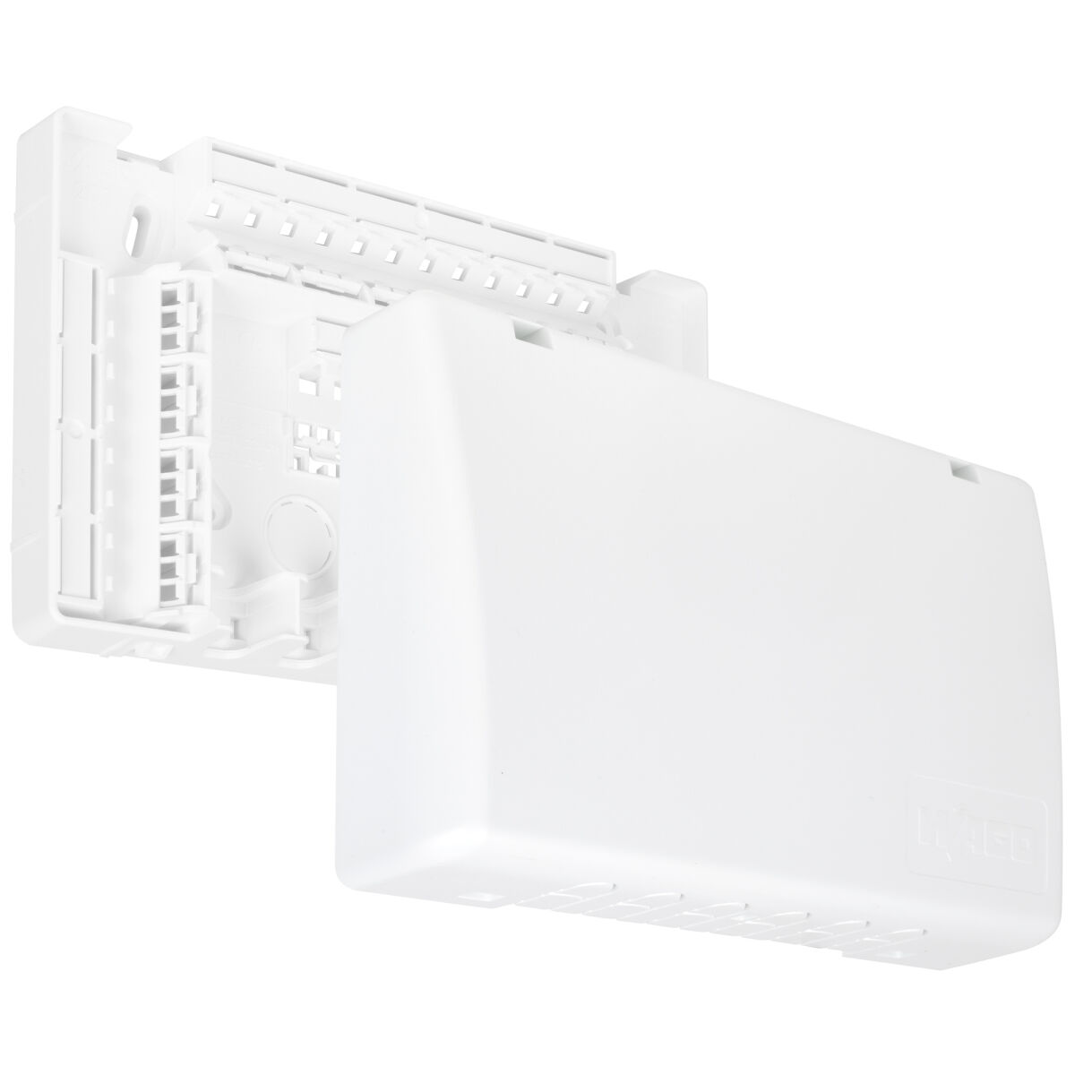 AP-Verbindungsdose für WAGO Verbindungsklemmen Serie 221 max. 4mm² mit Betätigungshebel