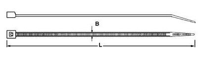 Kabelbinder CB 178/4.8 NATUR