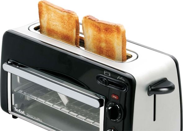 Toaster/Minofen TL 6008 sw/alu Toaster/Minofen TL 6008 sw/alu