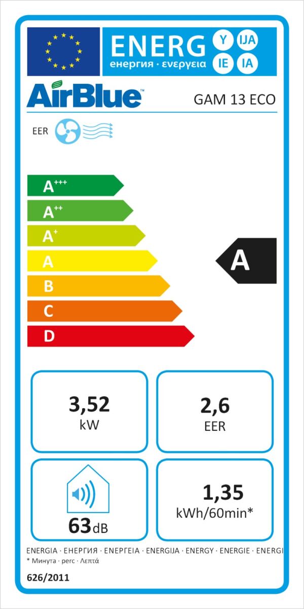 Klimagerät mobil, R290 GAM 13 ECO