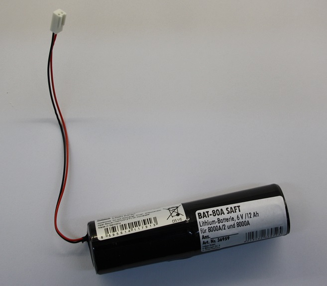 Lithium-Batterie für Außensirene BAT-80A SAFT