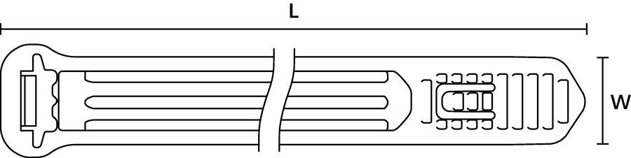 2-Komponenten-Kabelbinder 111-50000(500)