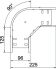 Bogen 90 Grad RB 90 610 FS