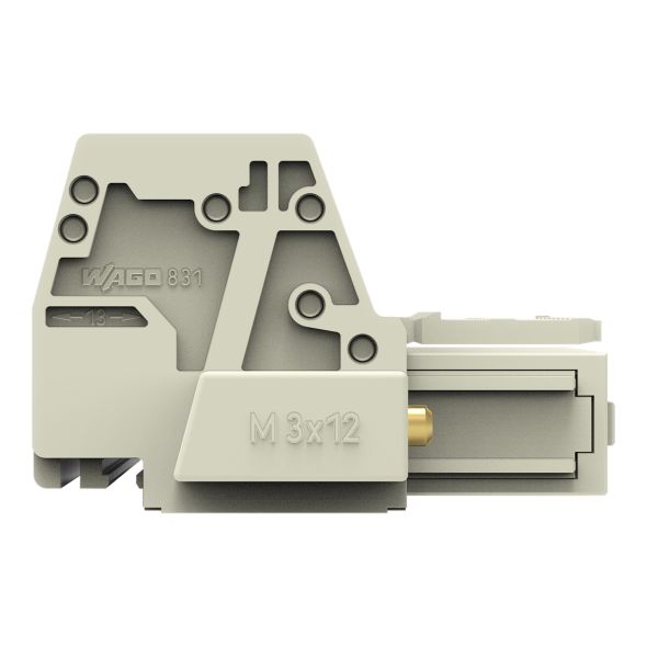 1-Leiter-Federleiste 831-3109/107-000