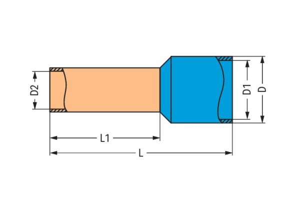 Aderendhülse 216-1261 Aderendhülse 216-1261