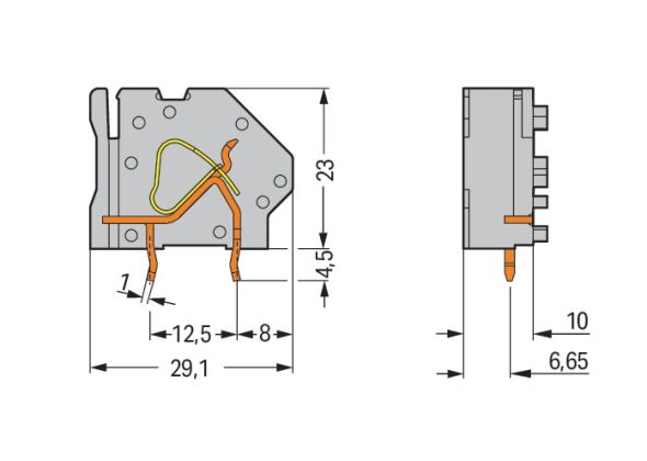 Anreihbare Leiterplattenk. 745-843/999-950