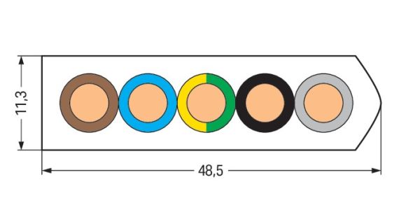 Flachleitung 897-1651
